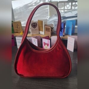 RARE Vintage Coach Ergo Red Velvet